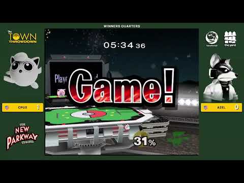 Azel vs. CPU0 - Winners Quarters - The Town Throwdown 2 | Fox vs. Puff