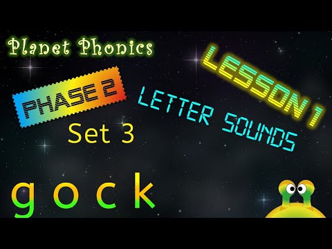 PHASE 2 Phonics | Set 3 | Letter Sounds | g o c k