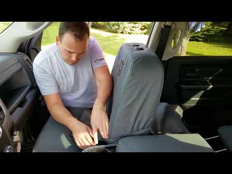 Super Fast Installation of A TigerTough Seat Cover.