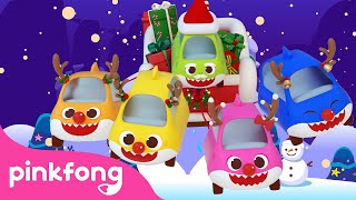 Baby Shark&#39;s Jingle Bells 🔔 | 🎄Christmas 🚘Cars for Kids | 3D Toy Cars | Pinkfong Baby Shark