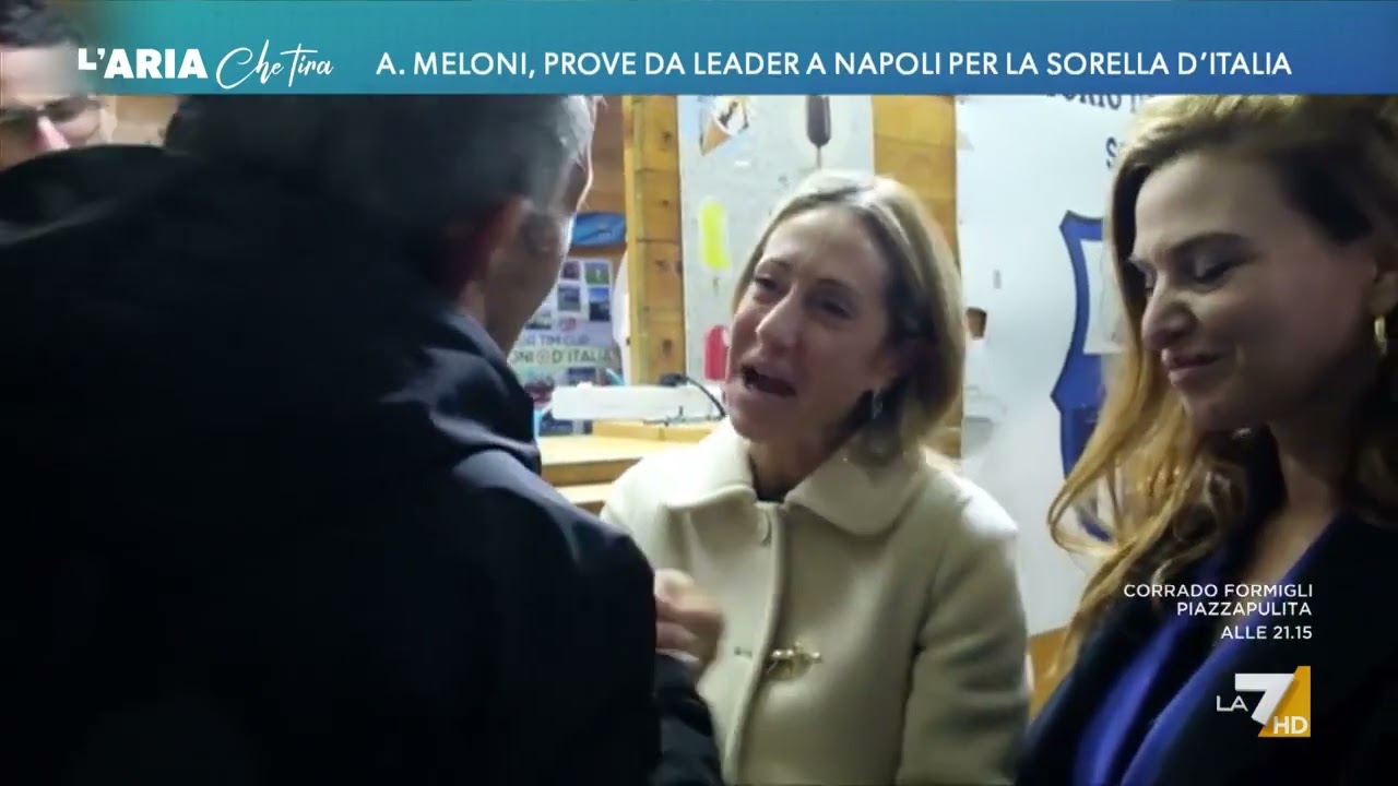 Arianna Meloni, prove da leader a Napoli per la sorella d'Italia