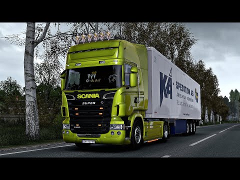 ETS2 1.41 - ProMods 2.56 - SCANIA R480 RJL - Trip: Stockholm - Riga