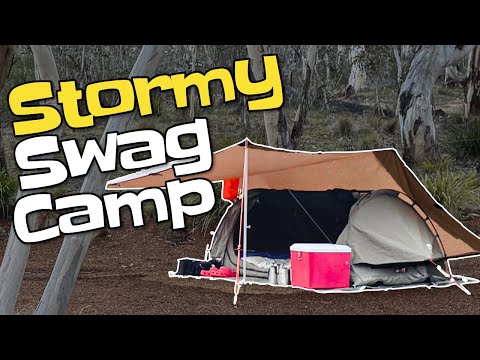 Overnight Swag Camp | Alone, Storm, Steak & Stretcher Talk