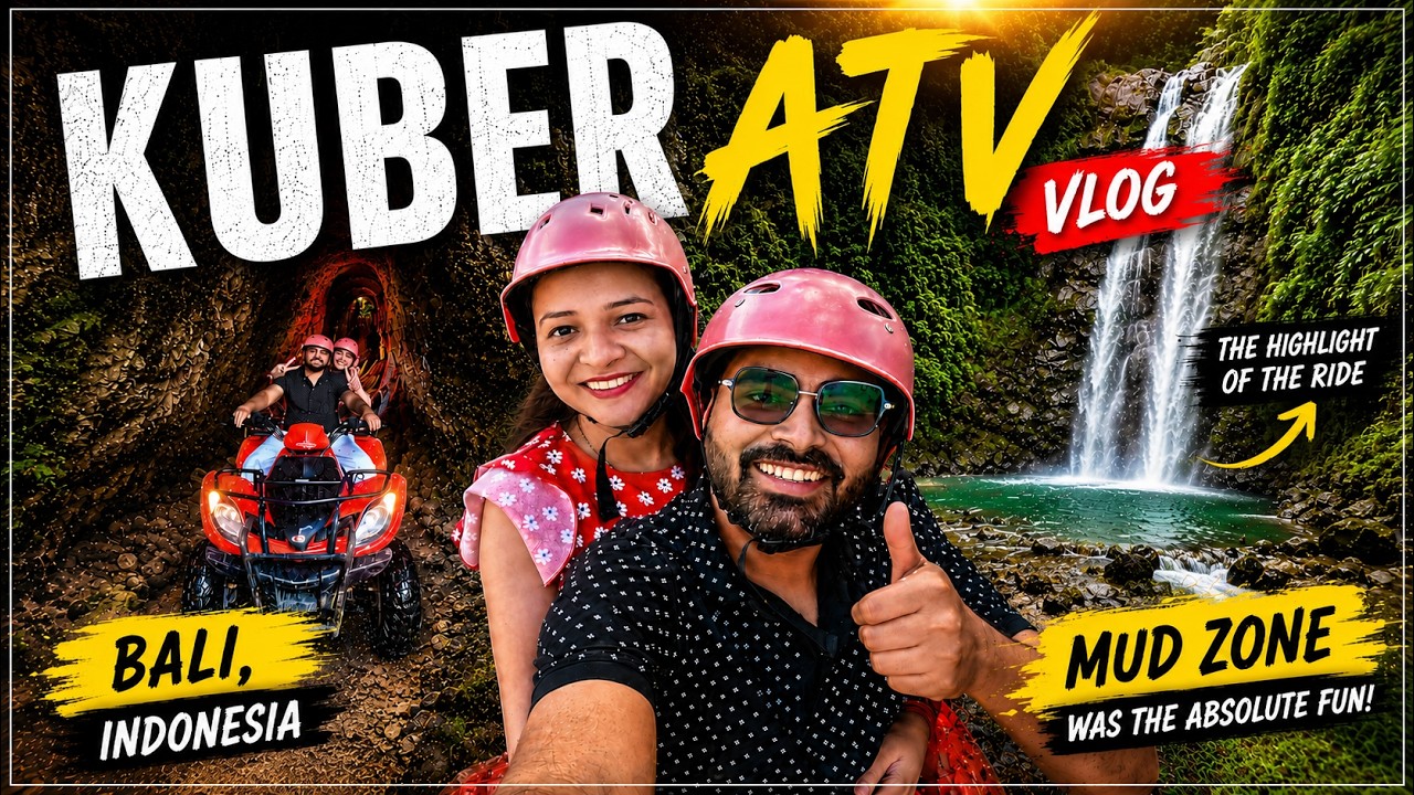 Bali's Most Famous ATV Ride | Kuber ATV Review | Hidden Waterfall & Cave | Bali, indonesia