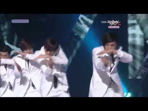 [101008] U-Kiss - Before Yesterday  + Shut Up Live at Music Bank (comebackstage)