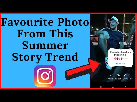 Favourite Photo From This Summer On Instagram Story Trend | Chain Story