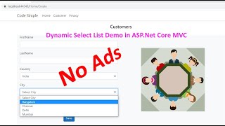 Download the video "ASP Net CORE Select List"