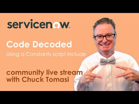 Using a Constants script include - Code Decoded - YouTube