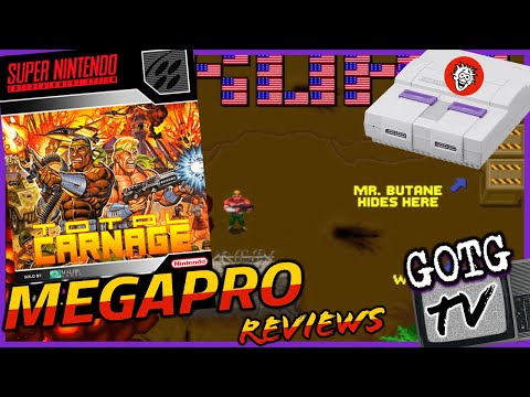 Total Carnage FULL Review | Super Nintendo Twin Stick Shooter
