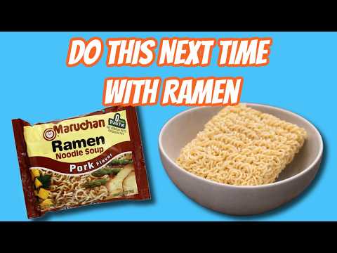 DO THIS NEXT TIME + WITH RAMEN!