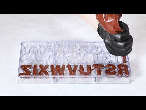 Alphabet Candy Mold & Chocolate Mold - RWP0655C - Restaurantware