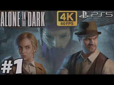 ALONE IN THE DARK PS5 Walkthrough Gameplay Part 1 - INTRO (FULL GAME)