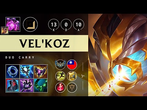 Vel'Koz Carry vs Kai'Sa - TW Challenger Patch 25.16