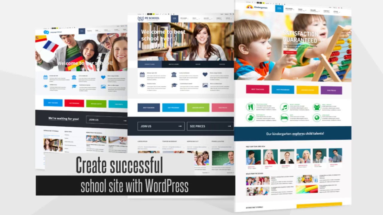 School WordPress Theme - must see video introduction