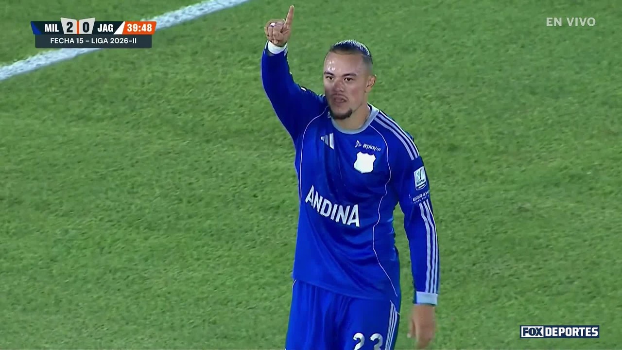 GOL Leonardo Castro | Millonarios 2-0 Jaguares | Fecha 15, Finalización 2026 | Liga Dimayor