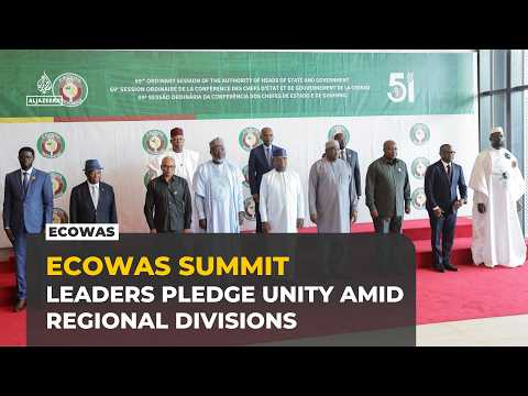 ECOWAS leaders pledge unity as regional divisions deepen