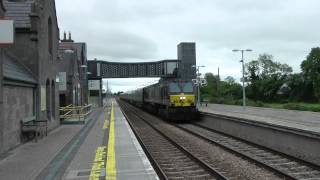 preview picture of video '209 & MK4s pass Ballybrophy on 1600 Heuston-Cork 17-August-2012'