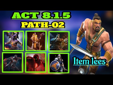 Mcoc Act 8.1.5 Path 2 Exploration