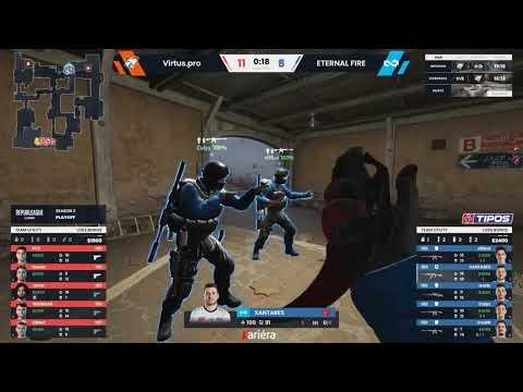 XANTARES ACE AGAINST VIRTUS PRO ON DUST2 WITH M4A1S SPRAY