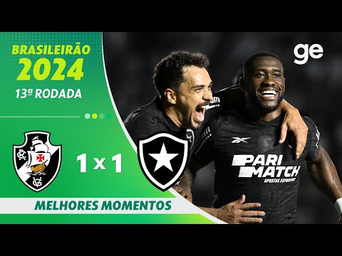 Gols e lances de Vasco da Gama x Botafogo