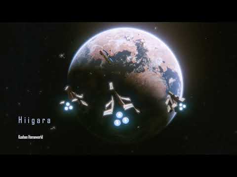 Homeworld Remastered in Blender: Taiidan Destroyer Fleet Arrival