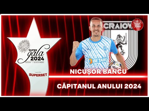 Nicusor Bancu - CAPITANUL ANULUI: „Fara Universitatea nu ajungeam aici” | Super Gala Fanatik 2024
