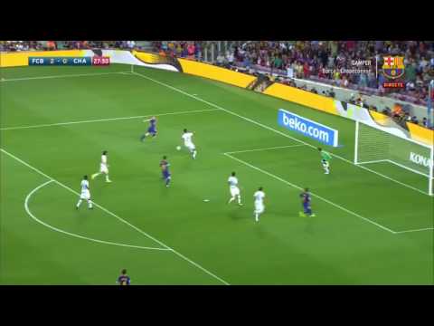 Lionel Messi Goal Barcelona vs Chapecoense 5-0 ● Gamper Trophy 07 August 2017