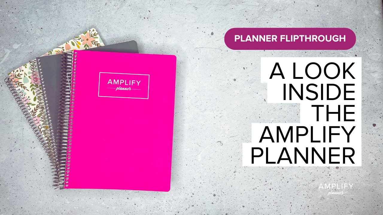 Amplify Planner Flip Through