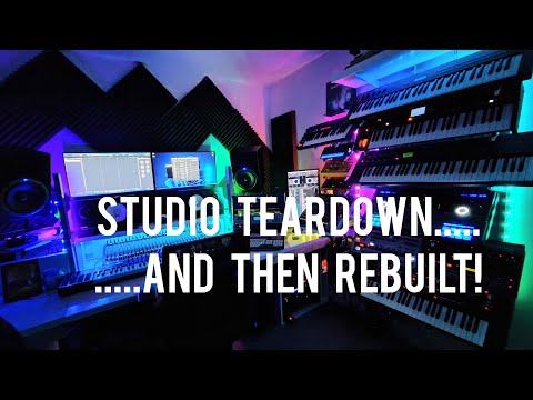 The Enigma State studio TEARDOWN.......and then rebuilt!