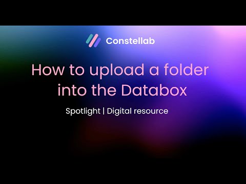 How to upload a folder