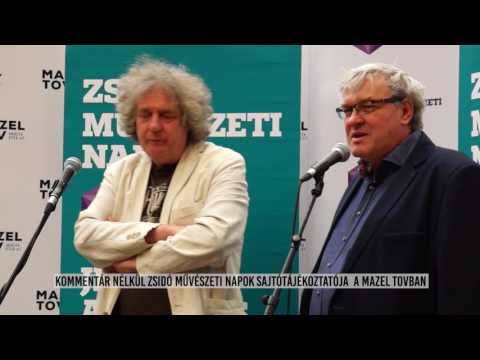 Zsidó Művészeti Napok Sajtótájékoztató 2017