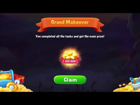 @Fishdom Win Strikes Level 5663 - 5670. Grand Makeover Event Finished, Got 100K Coins as a Reward. 🤩
