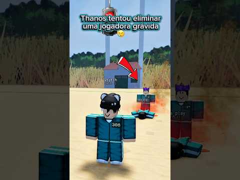 Thanos tried to eliminate a pregnant player in Squid Game #roblox #shorts #robloxshorts