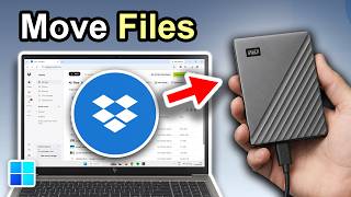 How To Move Files From Dropbox To External Hard Drive (Step By Step)