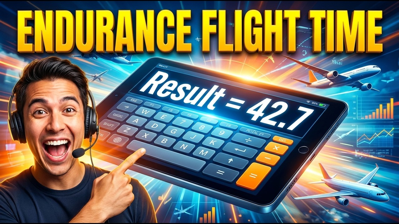 Endurance Flight Time Interactive Calculator