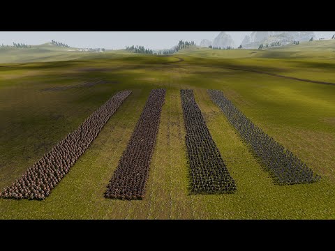 1000 Vs 1000 - Spartan Vs Roman Vs Egyptian Vs Persian - UEBS2 - Ultimate Epic Battle Simulator 2