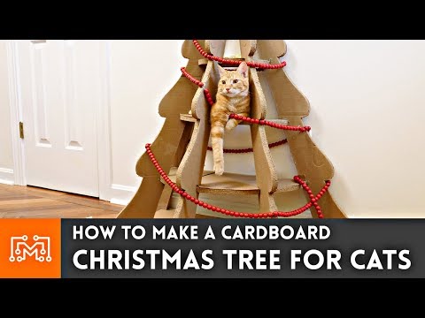 How to Make a Christmas Tree for Cats | I Like To Make Stuff