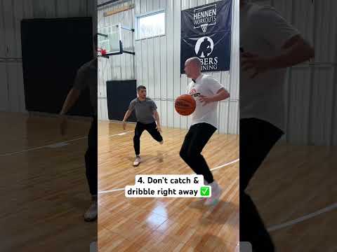 5 ways to handle AGRESSIVE defenders 🔒 #basketball #bballworkout #bballtraining