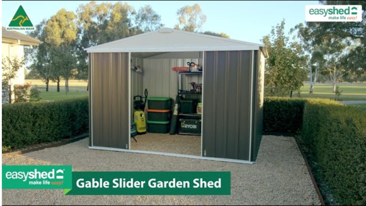 Product Review Video Thumbnail | Gable Slider Shed