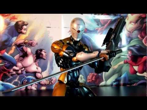 R197 Square Enix Play Arts Kai Metal Gear Solid Cyborg Ninja Action Figure Review