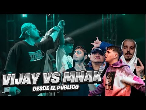VIJAY VS MNAK (Réplica)- REACCIÓN DE ACZINO SKONE NITRO ZAINA / DESDE EL PÚBLICO