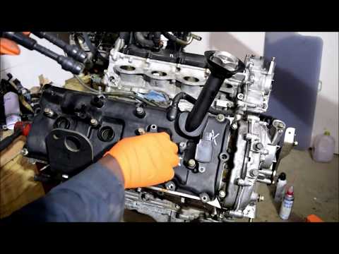 Ep.5| Spark Plugs. Nissan Infiniti VK45DE engine reassembly. 4.5 liter V8 for M45. Q45, FX45, Fuga