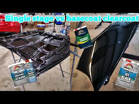 Single stage vs basecoat clearcoat