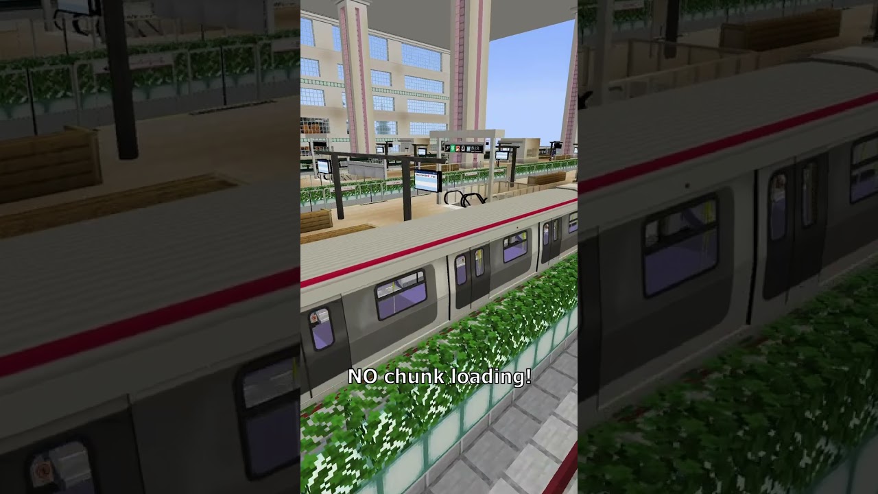 Most INNOVATIVE Minecraft Transport Mod #shorts #minecraft #minecrafttransitrailway #mtrmod #mtr