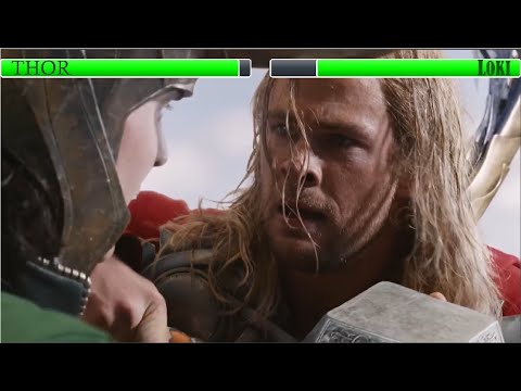 Thor Vs Loki (The Avengers) With Healthbars