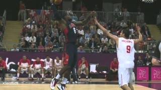 Lebron James dunk on London Olympics 2012