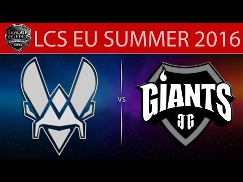 [LoL VODs] VIT vs GIA Game 2 | LCS EU Summer 2016 (23.06.2016) - Team Vitality vs Giants Gaming