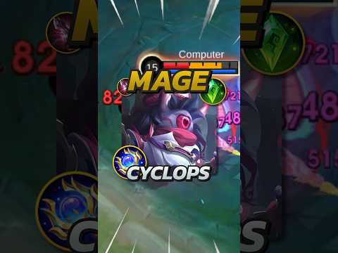 Tankclops vs Mage Cyclops! Mobile Legends #mobilelegends #mlbb #mlbbcreator #mlbballstar