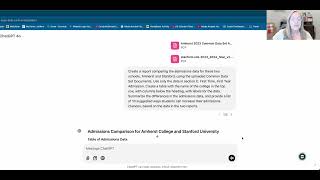 Using AI to Compare College Common Data Sets