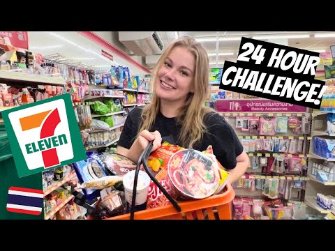 24 Hours of eating ONLY Thailand 7-ELEVEN ????????